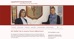Desktop Screenshot of logopaedie-therapie.de