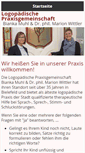 Mobile Screenshot of logopaedie-therapie.de