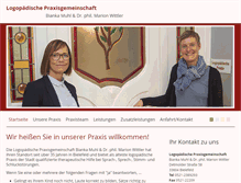 Tablet Screenshot of logopaedie-therapie.de